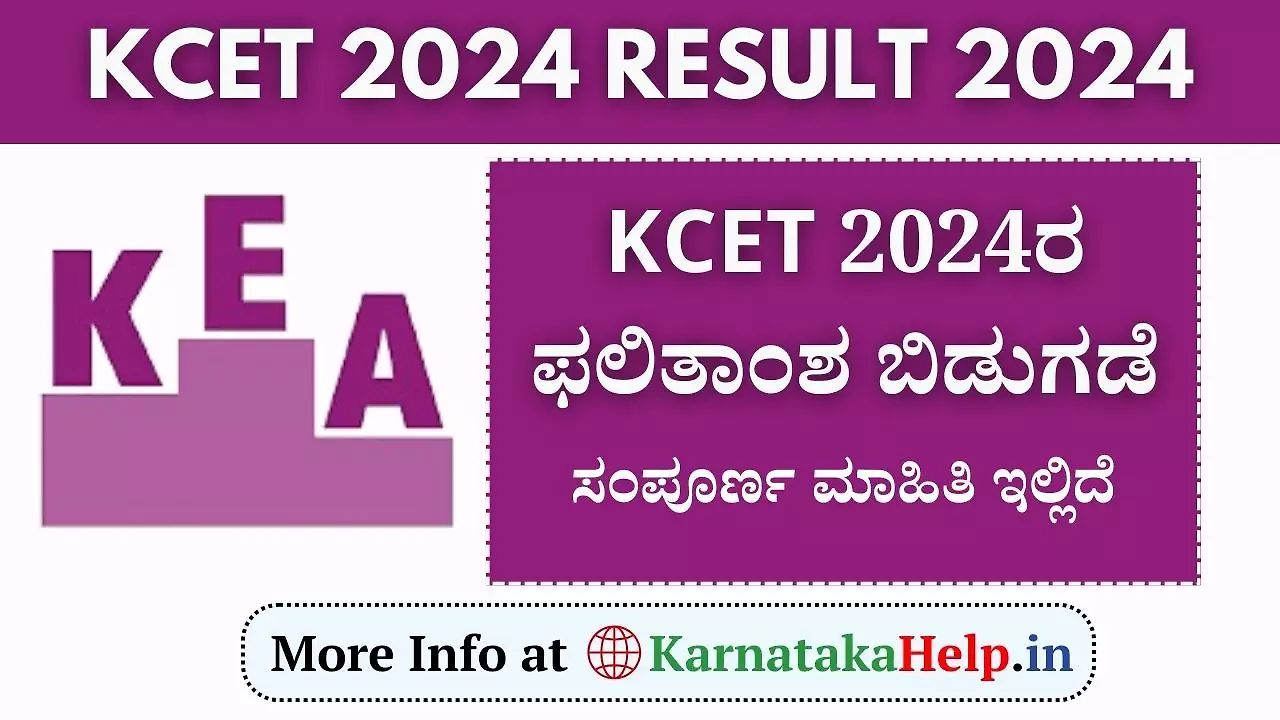 Kcet 2024 Exam Result
