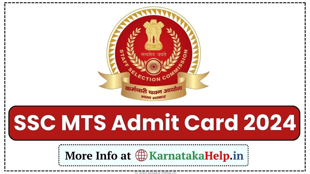 Ssc Mts Admit Card 2024