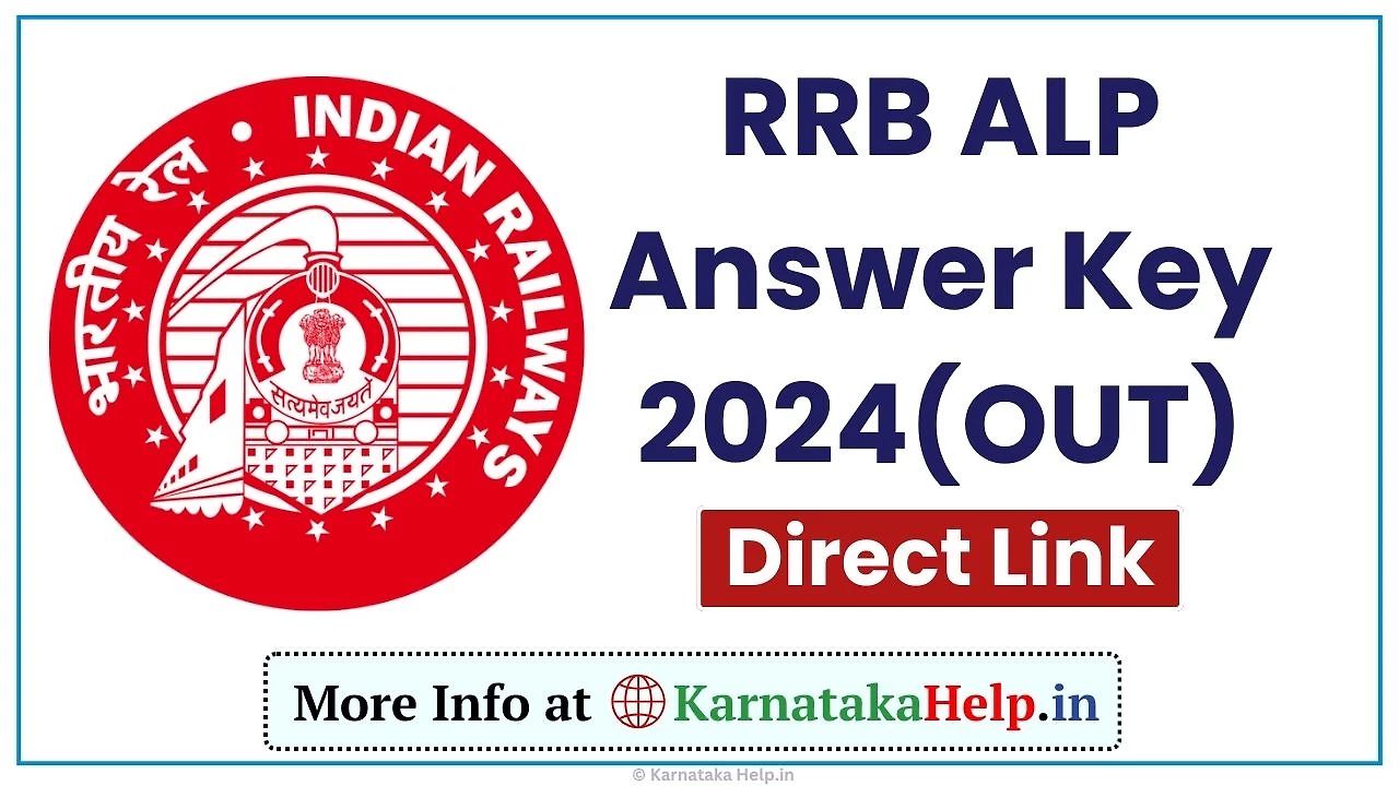 Rrb Alp Answer Key 2024