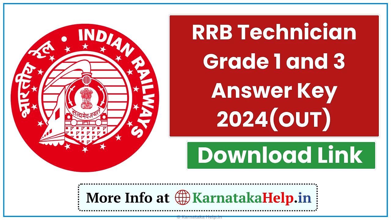 Rrb Technician Grade 3 Answer Key 2024