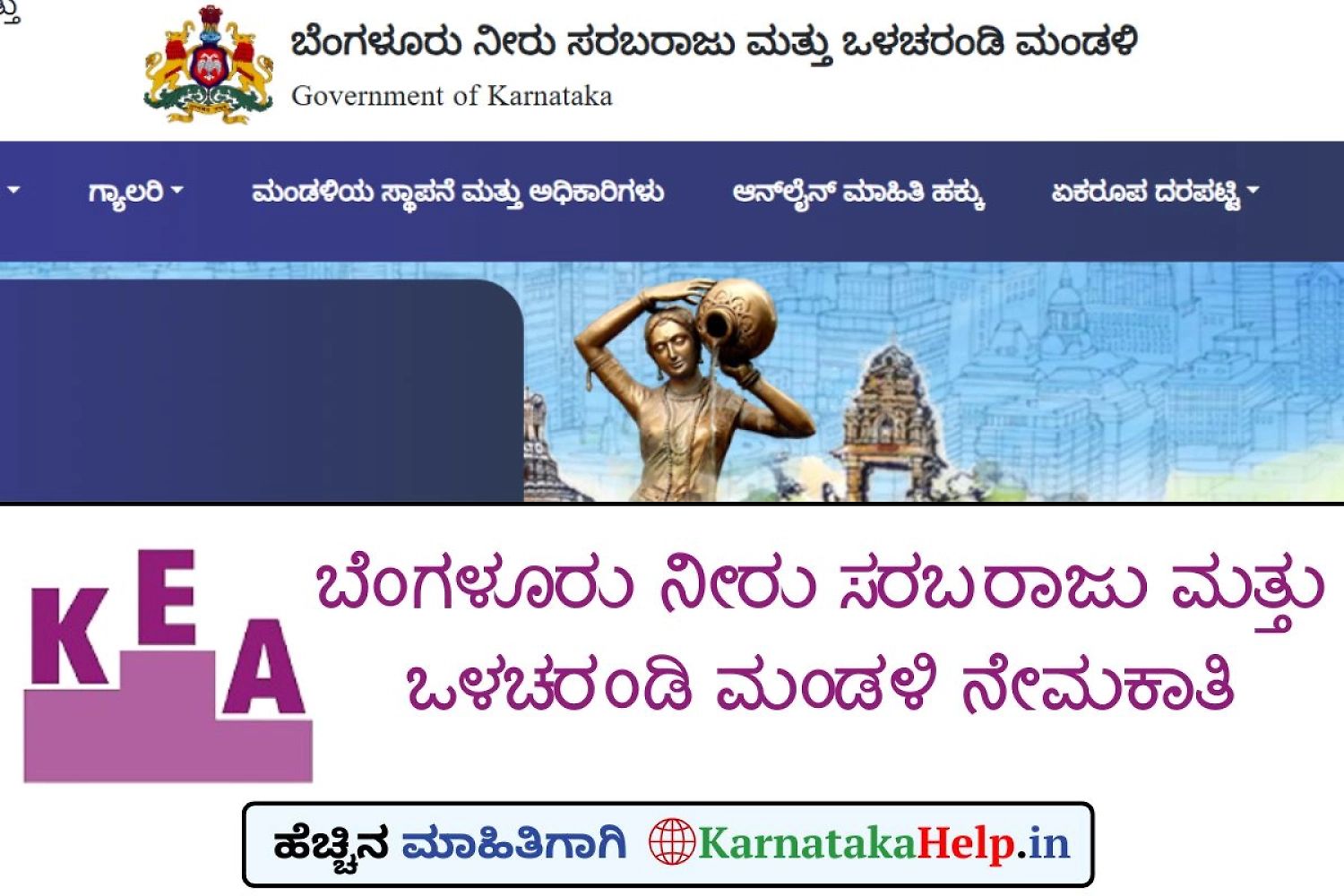 Kea Bwssb Recruitment 2025 Notification
