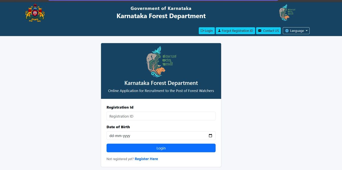 Kfd Forest Watchers Online Application Form 2026 Window