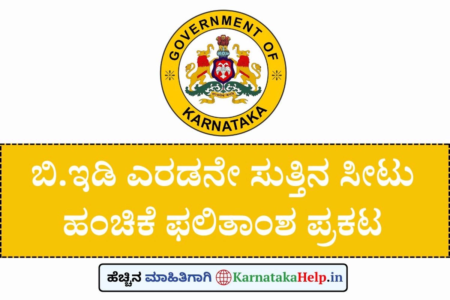 B.ed 2Nd Round Seat Allotment Result 2025