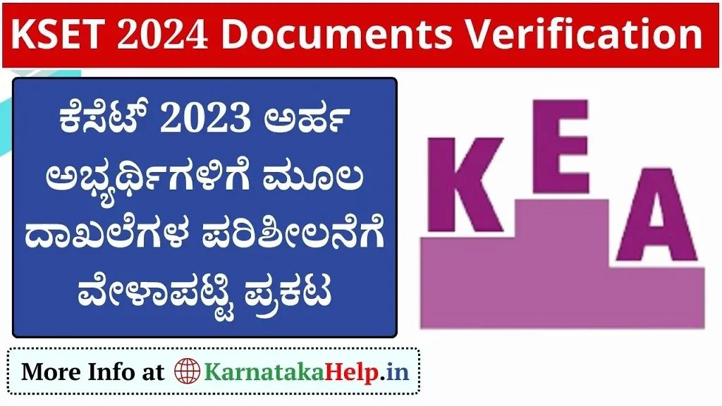 Kset 2024 Documents Verification