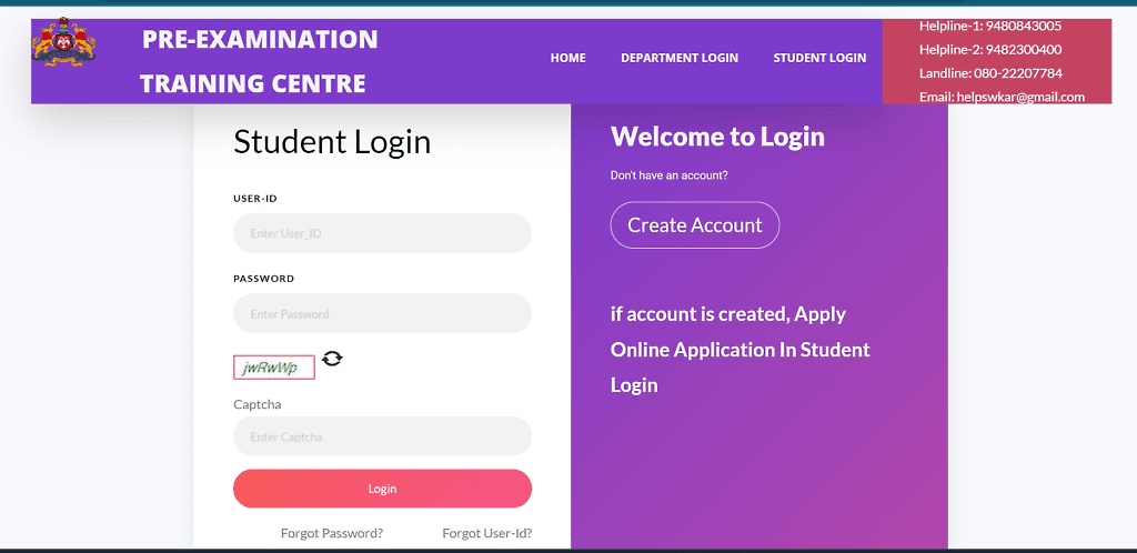 Sc/St Free Coaching Online Application