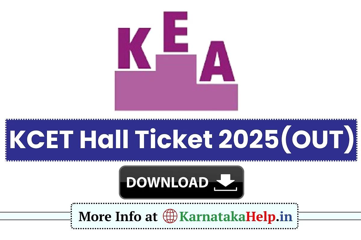 Kcet Hall Ticket 2025