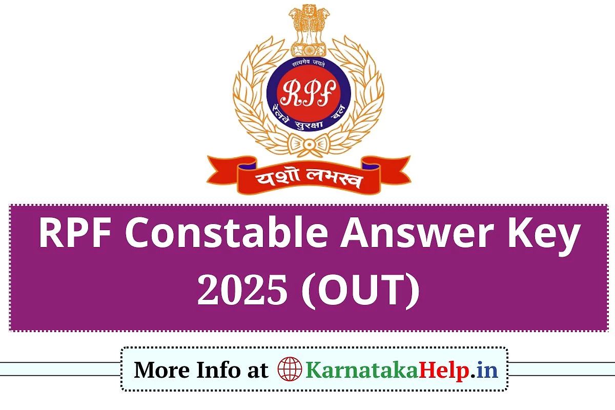 Rpf Constable Answer Key 2025