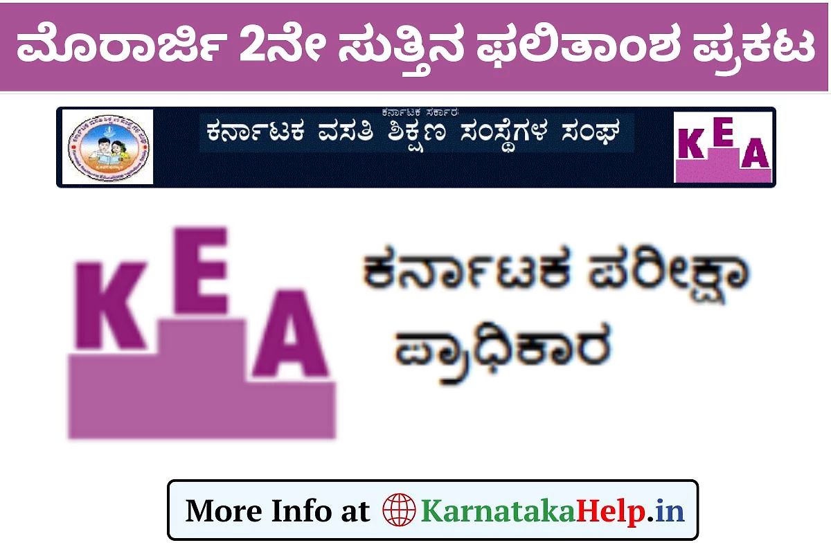 Kea Kreis Morarji 2Nd List 2025