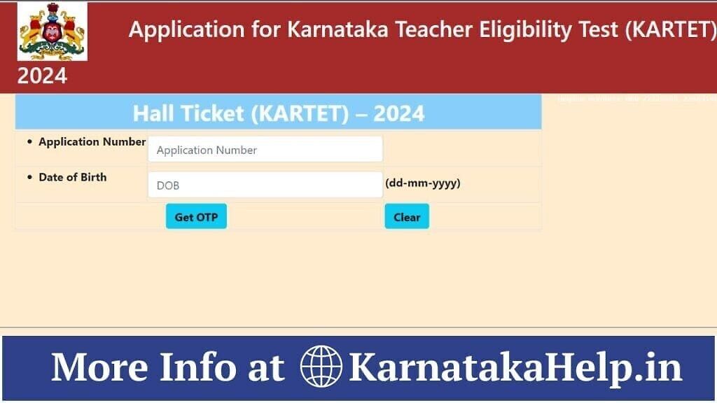 Kar Tet Hall Ticket 2024