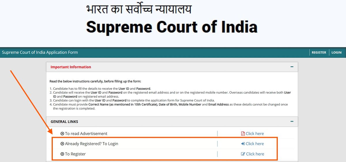 Supreme Court Of India Law Clerk-Cum-Research Associates Notification 2026