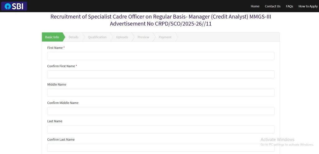 Sbi Manager Post Notification