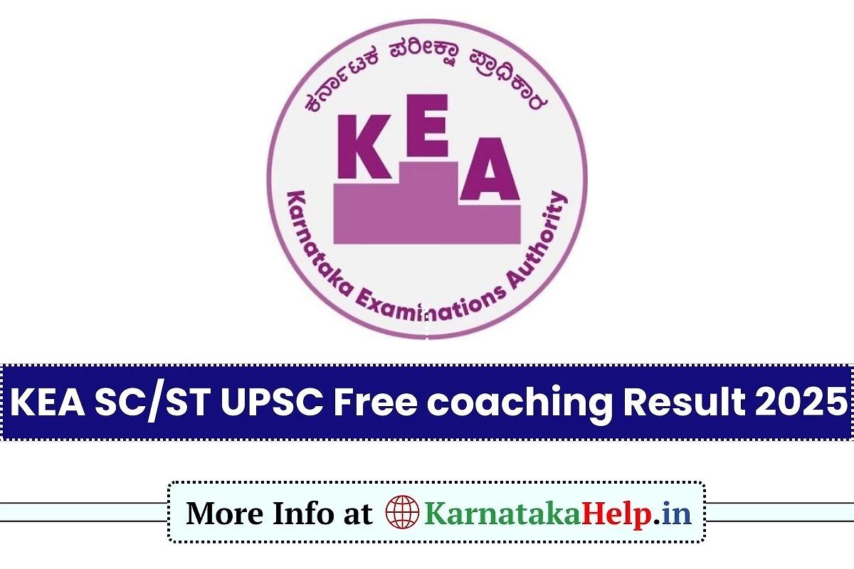 Kea Sc/St Upsc Free Coaching Result 2025