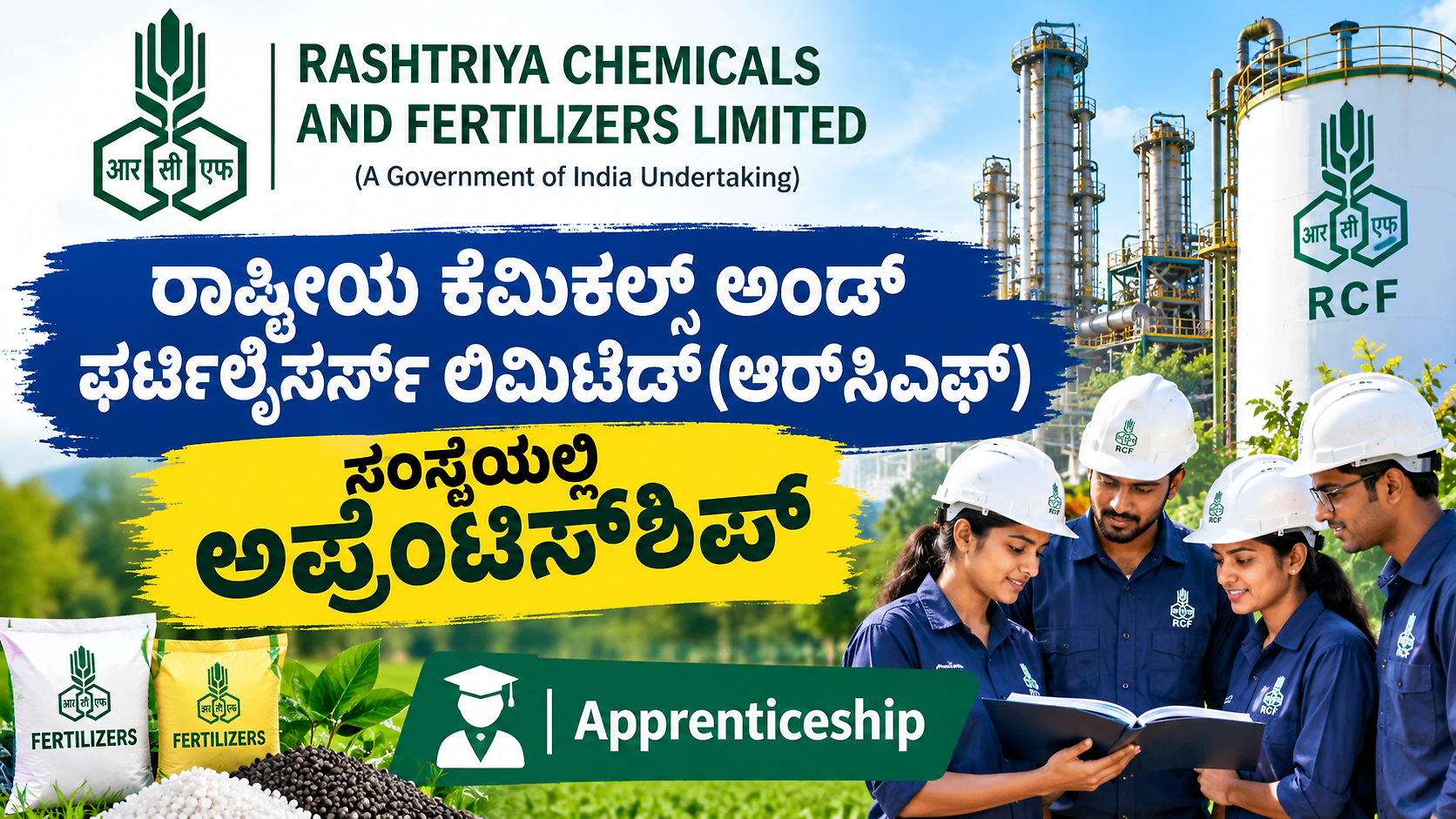 Rcf Graduate, Technical And Trade Apprenticeship 2026 Notification