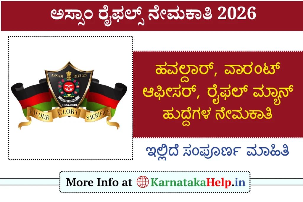 Assam Rifles Technical And Tradesman Recruitment Rally 2026 Notification