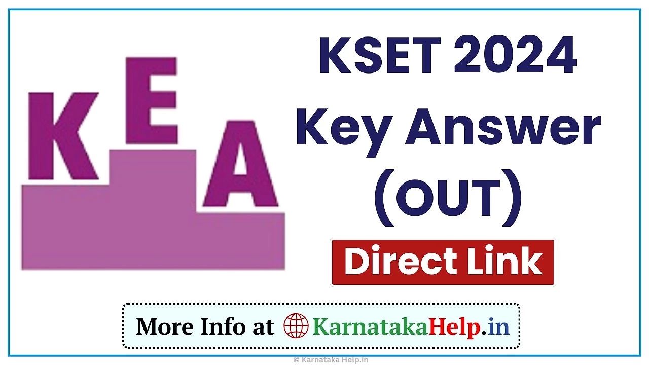 Kset Key Answer 2024