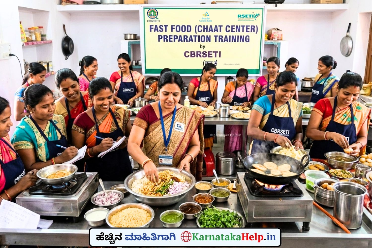 Fast Food (Chaat Center) Preparation Training By Cbrseti