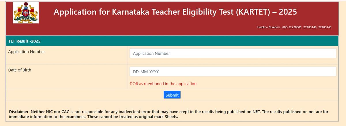 Kartet 2025 Result