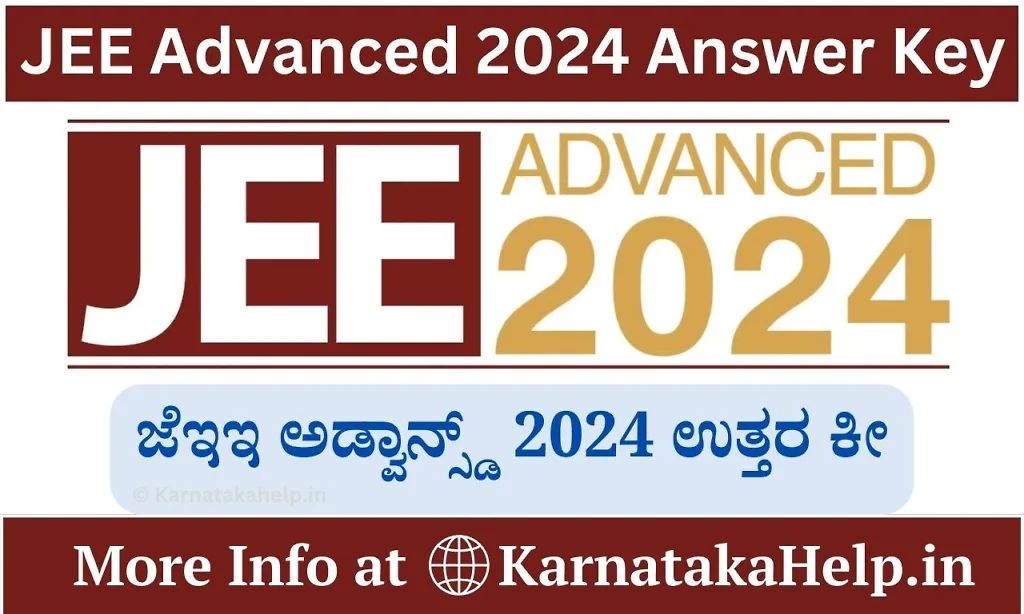 Jee Advanced Answer Key 2024