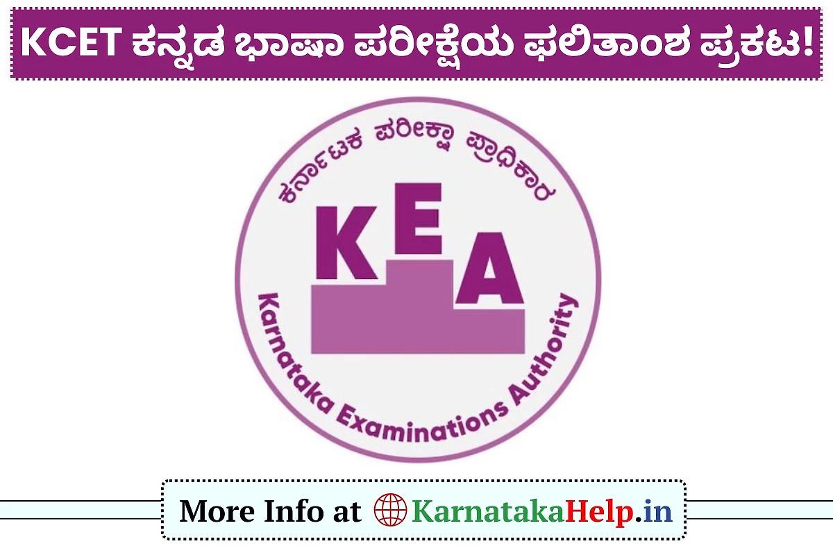Kcet Kannada Exam Result 2025