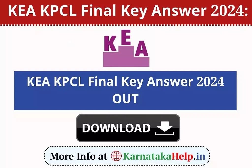 Kea Kpcl Final Key Answer 2024