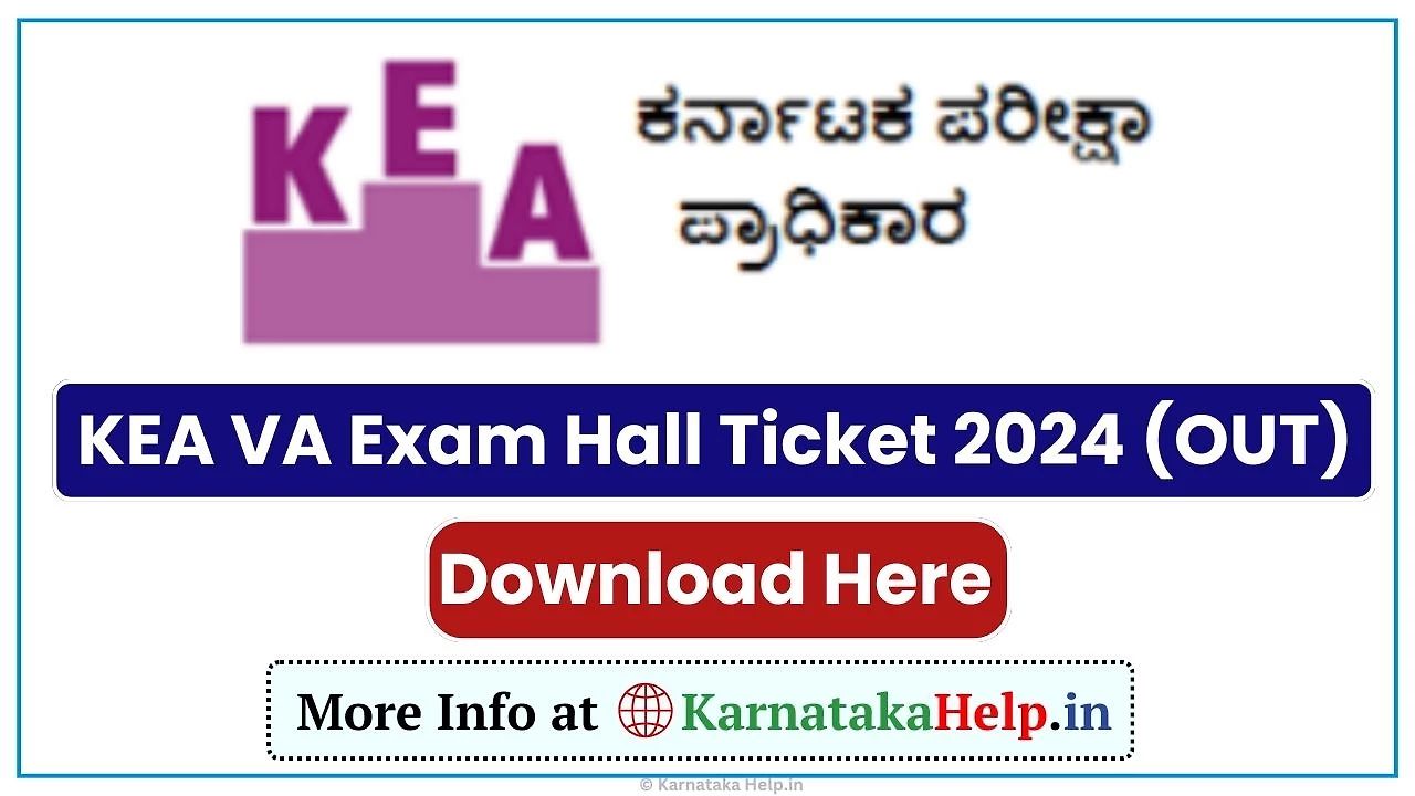 Kea Va Exam Hall Ticket 2024